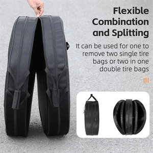 WEST BIKING Detachable Anti Splash Water <b>Wheel</b> Set <b>Bag</b> Portable Bicycle <b>Bag</b> Rainproof High Elastic Bicycle <b>Wheel</b> Set <b>Bag</b> - Product Image 4