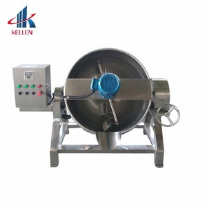Sugar and Jam Chili Sauce Beans Caramel Jacketed Cooking Cooker Mixer Kettle With Agitator <b>Stirrer</b> Machine for Milk Jam - Product Image 2