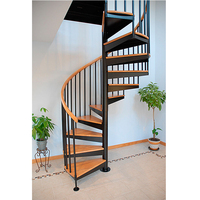 Escalier en colimaçon intérieur sur mesure à prix d'usine abordable pour maisons modernes