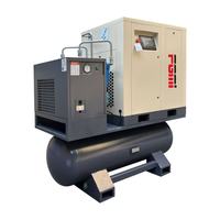 Compresor de Aire Industrial 4 en 1 PM VSD de 15KW 20HP, Compresor de Aire de Tornillo Rotativo, Compresor de Aire de 8 Bar, 10 Bar, 12 Bar