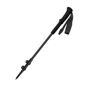 Bâton de randonnée pliable en alliage d'aluminium, 2 sections, longueur réglable, verrouillage par torsion, poignée antidérapante en EVA pour la randonnée - Product Image 1
