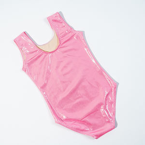 ชุดบัลเล่ต์ผ้ามันเงาสำหรับเด็กผู้หญิงชุดยิมนาสติกสำหรับการแสดงบนเวทีชุดนักยิมนาสติกสีชมพูสินค้าออกใหม่ - Product Image 3