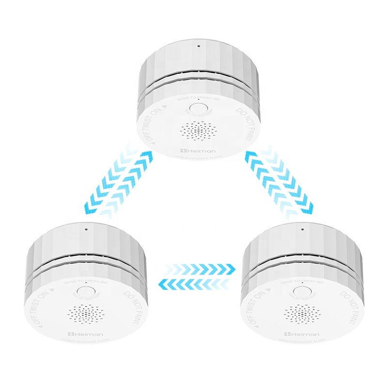 Heiman Home RF Interlinked Carbon Monoxide CO Alarm Detector UL2034 Executive Standard for Home Security · image 2