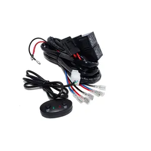 Foco LED conjunto de arnés de luz antiniebla arnés de barra de luz LED <span class=keywords><strong>3M</strong></span> 12V interruptor de relé de fusible para piloto automático todoterreno - Product Image 2