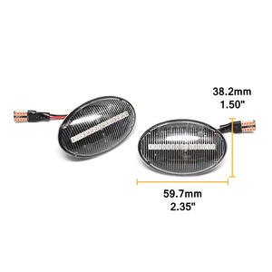 Feux de position latéraux dynamiques séquentiels pour <span class=keywords><strong>Opel</strong></span> Corsa B C X01 Astra F Van/Cabrio <span class=keywords><strong>Meriva</strong></span> a Combo B C Clignotants - Product Image 6
