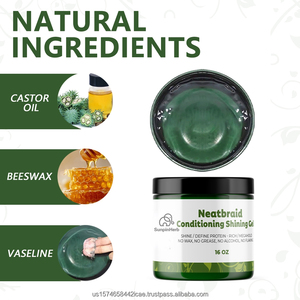 Gel Fijador para Trenzas de 16oz al por Mayor - Marca Privada, Herbal, Sin Alcohol, Mate, Acondicionador y Voluminizador para Todo Tipo de Cabello - Product Image 5