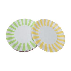 ZY emballage assiettes alimentaires anti-graisse alimentaire jetable facile à emporter plateaux à tarte stockage de boulettes pliant jetable déjeuner repas <span class=keywords><strong>assiette</strong></span> - Product Image 1