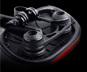 Pusai Custom Cool 3D <span class=keywords><strong>Gel</strong></span> Asiento de <span class=keywords><strong>bicicleta</strong></span> para <span class=keywords><strong>hombre</strong></span> Cómodo cuero impermeable Sillín de <span class=keywords><strong>bicicleta</strong></span> de montaña Función de ventilación OEM/ODM - Product Image 3