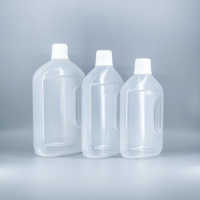 Vide 1l, emballage en plastique personnalisé, bouteille de détergent liquide, linge, 10 ml