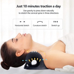 <b>Neck</b> for <b>Neck</b> Pain Relief, <b>Heated</b> Cervical Traction Device with Heating <b>Pad</b>, <b>Neck</b> &Shoulder Pillow Stretcher - Product Image 4