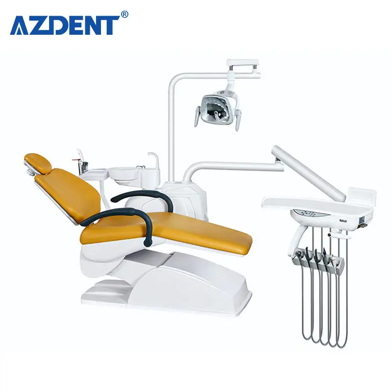 Azdent-silla Dental integrada con sensor LED, lámpara para curar y escalar