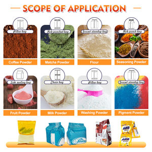 <span class=keywords><strong>Machine</strong></span> d'emballage verticale multifonctionnelle VFFS pour poudre (farine, détergent, lessive) de 1 kg, 2 kg, 5 kg avec remplissage et scellage - Product Image 6