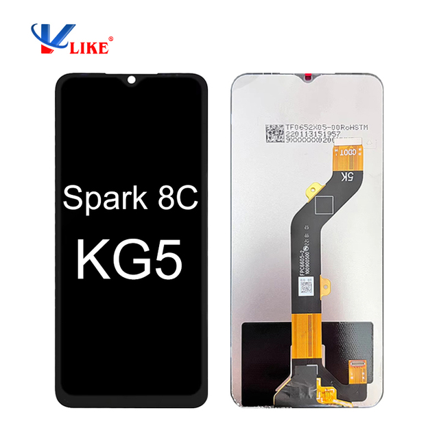 Mobile Phone LCDs for Tecno Spark 8C KG5 Screen Replacement for Tecno Spark 8C Display for Tecno Spark 8C Lcd Touch Screen