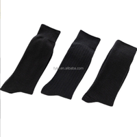 Chaussettes d'affaires de luxe personnalisées pour hommes, en coton de haute qualité, antibactériennes, jetables, avec logo sur le dessous, chaussettes côtelées pour l'automne