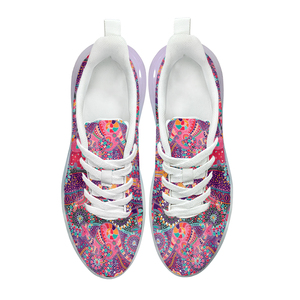 Nouvelles baskets de Style bohème pour femmes imprimer à la demande chaussure de course à coussin d'air chaussures de sport de Tennis à lacets légères livraison directe - Product Image 3