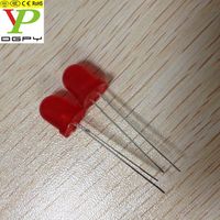 Usine bon prix 8mm rond Led Diodes ampoule rouge vert bleu jaune blanc rose rvb avec lentille claire de l'eau lentille diffuse laiteuse