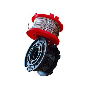 Alambre de atar para máquina de atar barras de refuerzo RB441t 443t, alambre de atar de acero TW1061T de 1.0mm con revestimiento de PVC ElectroTécnico para atar - Product Image 1
