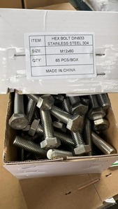 DIN <span class=keywords><strong>934</strong></span> dài Hex bu lông Nut 1/4-20 M10 M12 SS304 A2-70 SS316 thép không gỉ 304/316 thép carbon ASTM Brass Hex Nickel mạ - Product Image 6
