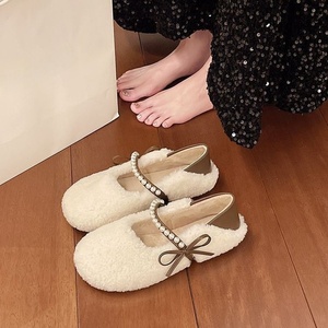 Botas de invierno cálidas, impermeables y antideslizantes, de forro polar, con suela gruesa, de algodón afelpado, de cuero, estilo clásico para una sola persona. - Product Image 4