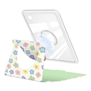Custom Floral Printing Magnetic Rotatable Kobo <strong>case</strong> For Kobo Clara Colour N367 Libra Colour Cover Clear Back Shell <strong>case</strong> Magsafe - Product Image 1