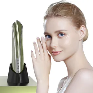 Mini electric microcurrent face eye massage wand ultrasonic eye fatica remover dispositivo di bellezza per gli occhi antirughe