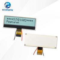 SCCdisplay Antarmuka IIC SJXD162A-1031 Modul LCD 16X2 Grafik Dot Matrix Lampu Latar LED Putih Karakter COG Driver SPLC792A