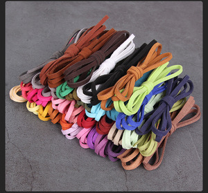Factory 3mm Flat Faux Suede Braided <b>Cord</b> Korean Velvet <b>Leather</b> Handmade Wire Rope DIY Beads Components Jewelry Making Supplies - Product Image 5