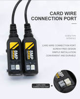 Balun vidéo 2MP 5MP 8MP, transmetteur sur paire torsadée 400M, connecteur vidéo BNC pour caméra, moniteur en plastique ABS, transmission efficace