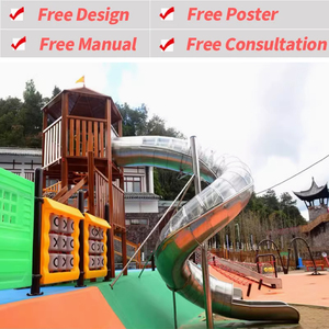 ANSI/svia Modular trẻ em sân chơi ngoài trời thiết bị thép trượt cho trẻ em trong sân chơi thiết lập - Product Image 3