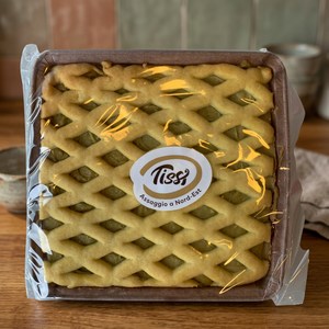 Tartellette al Pistacchio Tissi con Crosta a Griglia Quadrata 350g X 7 Pezzi, Gusto Nocciola, Deliziose e Cremose - Product Image 2