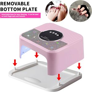 Séchoir à ongles professionnel SUN L5 haute puissance 268W, lampe UV LED avec diamant pour usage en salon - Product Image 5