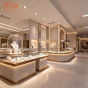 Espositori per Gioielli di Lusso Personalizzati, Curvi, a Parete e Laterali. Completamente Personalizzabile per Boutique e Gioiellerie. - Product Image 4