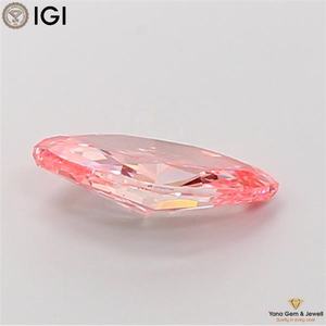 เพชรทรงมาร์คีส์ 1.51 กะรัต สีชมพูสดใส ระดับความสะอาด VVS2 ได้รับการรับรองจาก IGI เพชร CVD ที่เพาะเลี้ยงในห้องปฏิบัติการ เหมาะสำหรับแหวนดีไซน์ทันสมัย - Product Image 6