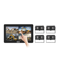 Caméra de tableau de bord pour bus et camion, moniteur 10,1 pouces, système de caméra de recul, enregistreur vidéo, CCTV pour véhicule