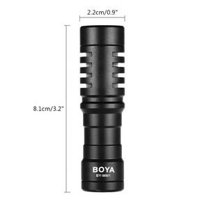Microfono per Registrazione <span class=keywords><strong>Video</strong></span> Boya BY-MM1 Compatto VS VideoMicro Microfono da Ripresa per iPhone Android DSLR Gimbal - Product Image 2