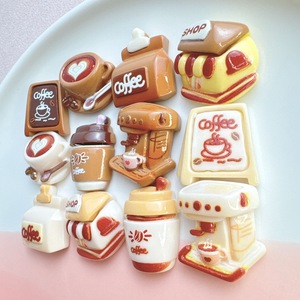 เคสโทรศัพท์มือถือเรซิ่นลายการ์ตูนแก้วกาแฟ 3 มิติ กิ๊บติดผม เครื่องประดับเรซิ่น DIY งานฝีมือเรซิ่นรูปแก้วกาแฟน่ารักสำหรับตกแต่ง - Product Image 3
