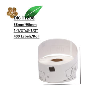 <span class=keywords><strong>Imprimante</strong></span> thermique personnalisée <span class=keywords><strong>Brother</strong></span> Ql Dk11208 découpe 38X90mm 400 pièces grande adresse étiquettes étanches blanc étiquettes de prix papier autocollant - Product Image 4