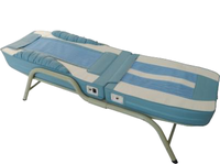Table de massage électrique professionnelle en cuir PU, avec rouleaux de jade intégrés, pour la maison, le bureau, les soins de beauté et les applications spa