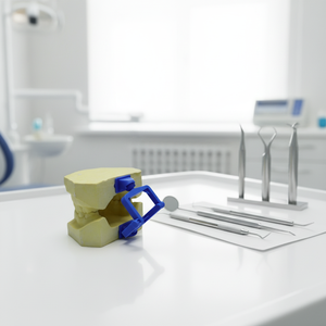 Nuovo Articolatore Dentale di Alta Qualità, Staffa Occlusale in Plastica, Modello Semplice con Collo Alto e Basso - Product Image 2