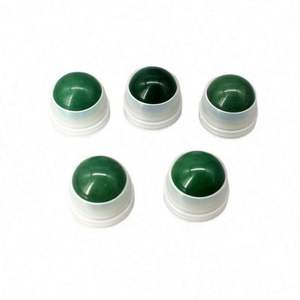 Rodillos de Piedras de Cristal Naturales Personalizados para Fabricantes, Bolas Redondas de Jade para Botellas de Aceites Esenciales - Product Image 2