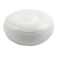 Canapé gonflable en PVC floqué, rond, une place, canapé gonflable, fauteuil gonflable
