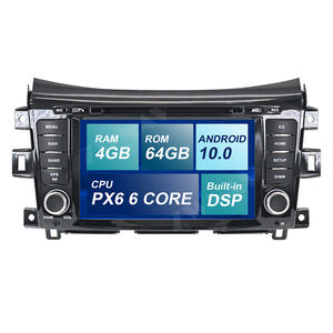 Lecteur Dvd de voiture avec DSP sous Android 10.0, unité principale, autoradio, de vidéo, avec Gps et audio, pour Nissan NAVARA <span class=keywords><strong>Frontier</strong></span> NP300 2015 — 2019, PX6 - Product Image 1