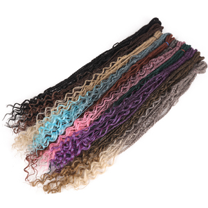 24 pollici 5 fili sottili Boho Soft De Dreadlock Boho Dreadlock Dreadlock sintetico doppio <span class=keywords><strong>con</strong></span> <span class=keywords><strong>trecce</strong></span> Boho Box - Product Image 1