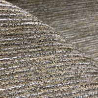Tissu 100 % polyester de poids moyen, aspect lin, tissé avec texture jacquard unie teinte et finition élégante pour rideaux, canapés et oreillers