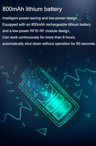 Cầm tay PT160 Pet Microchip Scanner 134.2kHz FDX-B <span class=keywords><strong>RFID</strong></span> động vật Đầu đọc vi mạch máy quét cho vật nuôi - Product Image 5