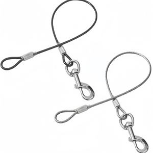 Correa Retráctil para Perros en Oferta, Cable de Acero Recubierto de Goma, Resistente a Mordeduras, Liberación Rápida, Correa para Pasear Dos Perros - Product Image 6