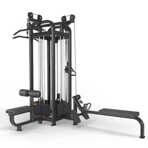 Professional Commercial Multi functional Trainer Rack Station Machine/Multi Jungle Fitness Gym Equipment 4-Stations Machine