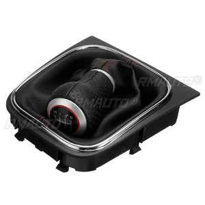 Pomo de Palanca de Cambios Manual de 6 Velocidades con Funda de Piel Sintética para VW Golf 5 MK5 6 MK6 R20 R32 GTI 2004-2014 - Product Image 4