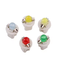 Bombilla LED para Tablero de Instrumentos de Coche, DC 12V, B8.3D, B8.4D, B8.5D, 509T, B8.3, B8.4, B8n.5, Luces de Instrumentos, Lámpara Interior de Cuña, Rojo, Verde
