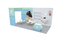 Stands portables en aluminium à installation rapide, conception personnalisable, tailles ajustables, graphismes personnalisables, pliables, légers et durables pour le commerce